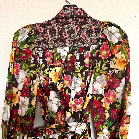 Alice + Olivia Tiffie Floral Print Dress - Picture 10 of 12